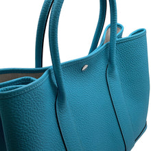 将图像加载到图库查看器中,HERMES Garden Party Turquoise Country Leather Size PM