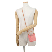 将图像加载到图库查看器中,CHANEL Matelasse Vanity Chain Shoulder Pink Lambskin