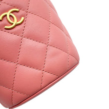 将图像加载到图库查看器中,CHANEL Matelasse Vanity Chain Shoulder Pink Lambskin
