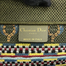Load image into Gallery viewer, Dior Book Tote Botanical Pattern Khaki/Purple/MulticolorM1286ZJOV_M924 Canvas Size Large