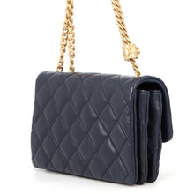 Load image into Gallery viewer, CHANEL Matelasse Single Flap ChainShoulder NavyAS3393 Lambskin Size 20
