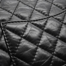 Load image into Gallery viewer, CHANEL 2.55 ChainShoulder Bag BlackAS0874 Aged Calf Leather Size Mini