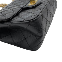 Load image into Gallery viewer, CHANEL 2.55 ChainShoulder Bag BlackAS0874 Aged Calf Leather Size Mini