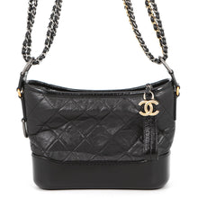 Load image into Gallery viewer, CHANEL Gabriel de CHANEL ChainShoulder Bag BlackA91810 Aged Calf Leather Size Small