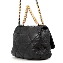Load image into Gallery viewer, CHANEL CHANEL 19 Maxi Chain Shoulder Bag BlackAS1162 Shiny Calf Leather