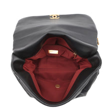 Load image into Gallery viewer, CHANEL CHANEL 19 Maxi Chain Shoulder Bag BlackAS1162 Shiny Calf Leather