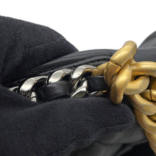 Load image into Gallery viewer, CHANEL CHANEL 19 Maxi Chain Shoulder Bag BlackAS1162 Shiny Calf Leather