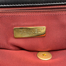 Load image into Gallery viewer, CHANEL CHANEL 19 Maxi Chain Shoulder Bag BlackAS1162 Shiny Calf Leather