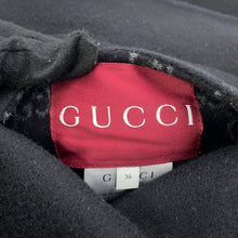 Load image into Gallery viewer, GUCCI Reversible Wool Silk Jacket Size 36 Black/Gray840657 Z7ASL 1189 Wool99% Silk1%