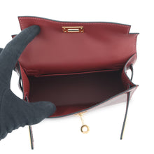Load image into Gallery viewer, HERMES Mini Kelly 2 Rouge H Veau Madame