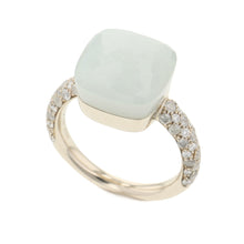 将图像加载到图库查看器中,Pomellato Nude Maxi Ring Size 53/#13PAB4011-O2000-DBXAD 18K White Gold