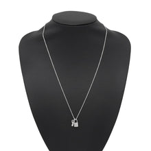 Load image into Gallery viewer, LOUIS VUITTON Pendant Lock It NecklaceQ93320 18K White Gold