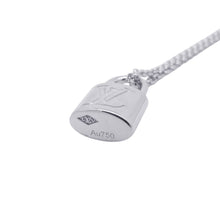 Load image into Gallery viewer, LOUIS VUITTON Pendant Lock It NecklaceQ93320 18K White Gold