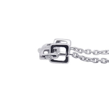 Load image into Gallery viewer, LOUIS VUITTON Pendant Lock It NecklaceQ93320 18K White Gold