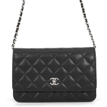 Load image into Gallery viewer, CHANEL Matelasse Classic Chain Wallet BlackAP4241-Y01588-C3906 Caviar Leather