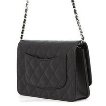 Load image into Gallery viewer, CHANEL Matelasse Classic Chain Wallet BlackAP4241-Y01588-C3906 Caviar Leather