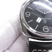 Load image into Gallery viewer, PANERAI Radiomir base logo W45mm Stainless Steel Leather Black DialPAM00753
