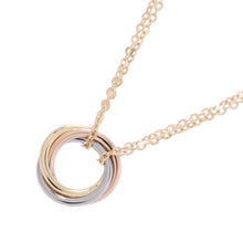 将图像加载到图库查看器中,CARTIER Trinity Necklace Mini ModelB7224851 K18YG K18PG K18WG