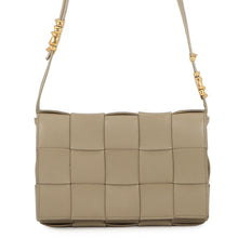 Load image into Gallery viewer, Bottega Veneta Cassette Shoulder Bag Taupe Grey666870VCP111520 Leather