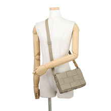 Load image into Gallery viewer, Bottega Veneta Cassette Shoulder Bag Taupe Grey666870VCP111520 Leather