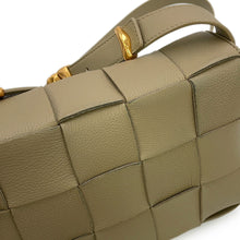 Load image into Gallery viewer, Bottega Veneta Cassette Shoulder Bag Taupe Grey666870VCP111520 Leather