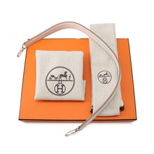 Load image into Gallery viewer, HERMES Neo Evelyne Etoupe/Gris Perle/Dune Toile Officier Swift Leather Size TPM