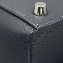 Load image into Gallery viewer, HERMES Kelly Sellier tricolor Ardoise/Black/Blue Hydra Epsom Size 25