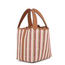 将图像加载到图库查看器中,HERMES Picotin Lock Blanket Gold/Ecru/Fauve/Rose Pop Toile H Swift Leather Size PM