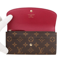 Load image into Gallery viewer, LOUIS VUITTON Portefeuille Emilie FuchsiaM60697 Monogram