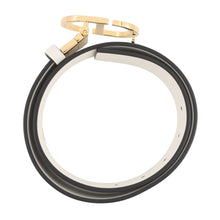Load image into Gallery viewer, Dior 30Montaigne Reversible Belt Black/Latte WhiteB0447UWGA_M911 Calf Leather