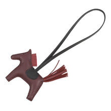 将图像加载到图库查看器中,HERMES Rodeo Bag Charm RougeSellier/Black/Rouge H Lambskin Size PM