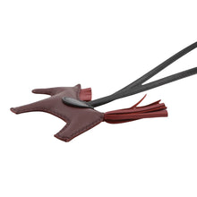 将图像加载到图库查看器中,HERMES Rodeo Bag Charm RougeSellier/Black/Rouge H Lambskin Size PM