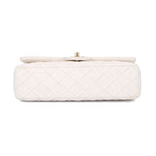 Load image into Gallery viewer, CHANEL Matelasse W Flap ChainShoulder Bag WhiteA01112 Caviar Leather Size 25