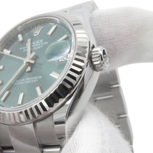 Load image into Gallery viewer, ROLEX Datejust W31mm Stainless Steel K18WG Mint Green Dial278274