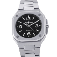 将图像加载到图库查看器中,Bell&Ross BR05 BlackSteel W36mm Stainless Steel Black DialBR05A-S-BL-ST/SST