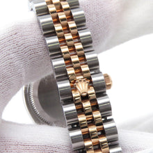 将图像加载到图库查看器中,ROLEX Datejust W26mm Stainless Steel K18PG Violet Dial179171G