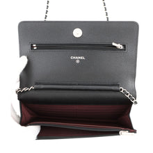 Load image into Gallery viewer, CHANEL Classic Matelasse Chain Wallet BlackAP0250 Caviar Leather