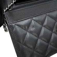 Load image into Gallery viewer, CHANEL Classic Matelasse Chain Wallet BlackAP0250 Caviar Leather