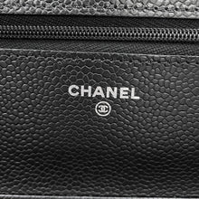 Load image into Gallery viewer, CHANEL Classic Matelasse Chain Wallet BlackAP0250 Caviar Leather