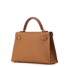 将图像加载到图库查看器中,HERMES Mini Kelly 2 Outside Gold Epsom