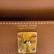 将图像加载到图库查看器中,HERMES Mini Kelly 2 Outside Gold Epsom