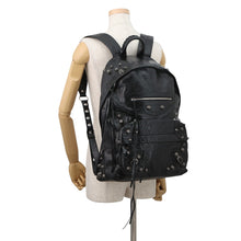 Load image into Gallery viewer, BALENCIAGA Le Cagoule Backpack Black766297 Leather