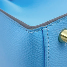 将图像加载到图库查看器中,HERMES Kelly Sellier Celeste Epsom Size 28