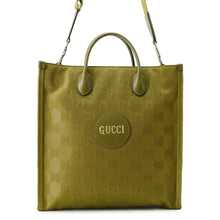 Load image into Gallery viewer, GUCCI Off the Grid 2-Way Tote Bag Green696043 Nylon Leather