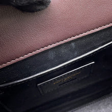 将图像加载到图库查看器中,SAINT LAURENT PARIS Cassandra Top Handle 2-Way Shoulder Bag Brown/Multicolor623930 Tweed Leather Size Mini