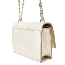 将图像加载到图库查看器中,SAINT LAURENT PARIS Sunset Chain wallet Champagne Gold452157 Leather