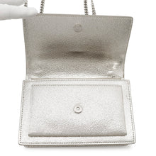 将图像加载到图库查看器中,SAINT LAURENT PARIS Sunset Chain wallet Champagne Gold452157 Leather