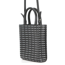 Load image into Gallery viewer, CELINE Vertical Cover 2way Shoulder Bag Black/White194372DT2 Leather Size Mini