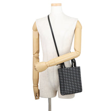 Load image into Gallery viewer, CELINE Vertical Cover 2way Shoulder Bag Black/White194372DT2 Leather Size Mini