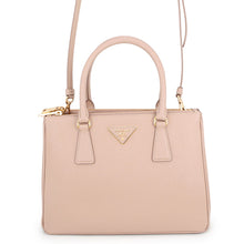 Load image into Gallery viewer, PRADA Saffiano Leather Lux Galleria 2-way Shoulder Bag Jasmin Flower1BA863 Leather Size Medium